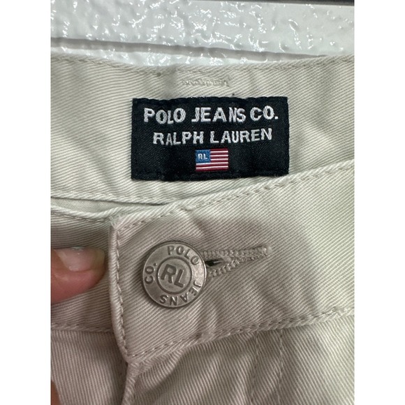 Polo Jeans Co. Ralph Lauren Tan Chinos Women's Size 8 Classic American - Picture 2 of 8